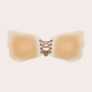 PRETTYLITTLETHING Nude Silicone Push Up Stick On Bra