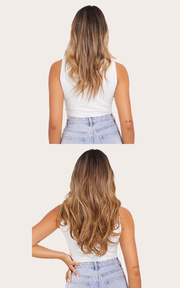 e40c82118b6dc2bfb06486a3eac00be405e404f3_CMM6489_4_lullabellz_super_thick_16_5_piece_blow_dry_wavy_clip_in_hair_extensions_mellow_brown