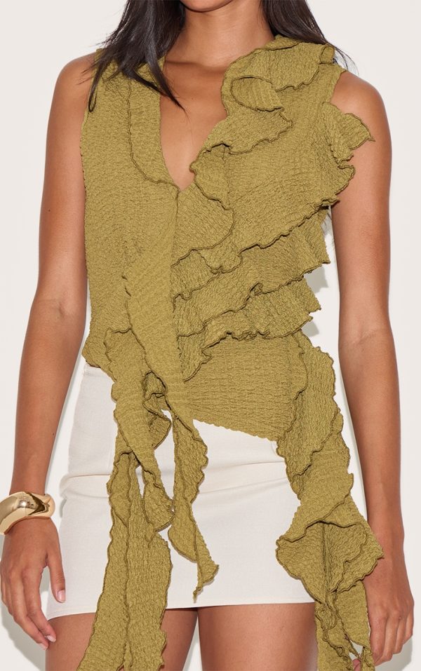 e48be961836a190c9d616d2aa6c58b5c3b17fe81_CNM4482_4_olive_textured_ruffle_asymmetric_long_top