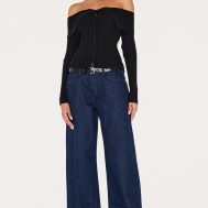 e558260a7ec39102c840f3d3a2496f2a9846a5d0_CNL6064_3_black_rib_knit_fold_over_button_up_top