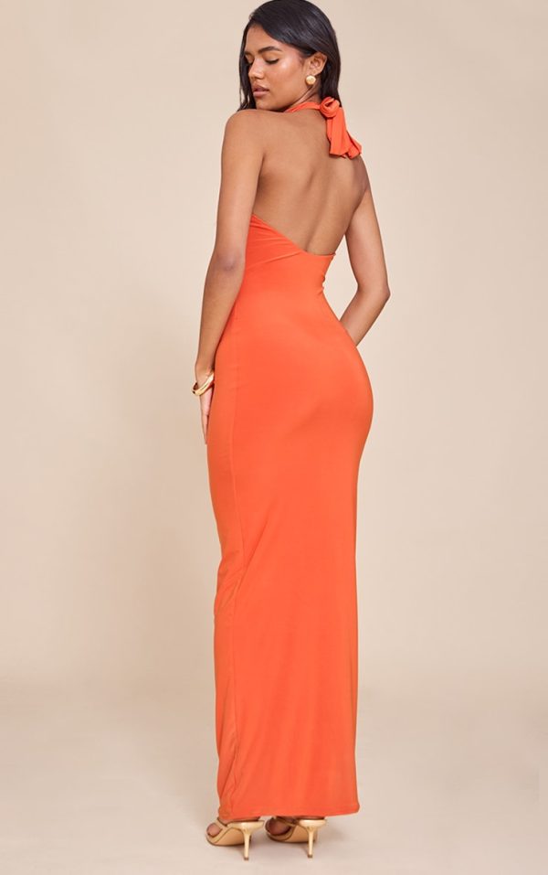 e5d42a480b653f2f937a4392a20142a12a7396e9_CNM5910_2_burnt_orange_slinky_bead_detail_halter_maxi_dress