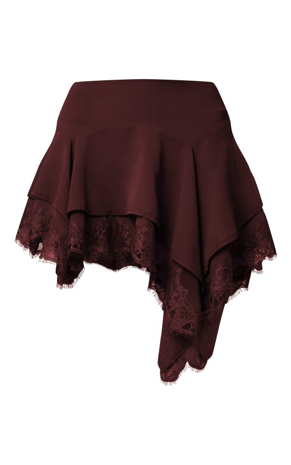 e5dcf835dcdb0c30662057c849c340fcf2ff950b_CNM4363_6_dark_plum_chiffon_layered_lace_detail_mini_skirt
