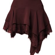 e5dcf835dcdb0c30662057c849c340fcf2ff950b_CNM4363_6_dark_plum_chiffon_layered_lace_detail_mini_skirt