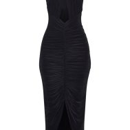 e676dae1abc8d55486dfe5b9eac35f46898c8487_CNM8001_5_black_double_layered_cut_out_ruched_maxi_dress