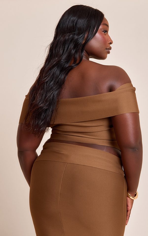 e6ccb44dc9c167a58fd4e3f96595c2e29c580070_CNM7444_2_plus_deep_chocolate_tailored_bandage_knit_asymmetric_fold_over_top