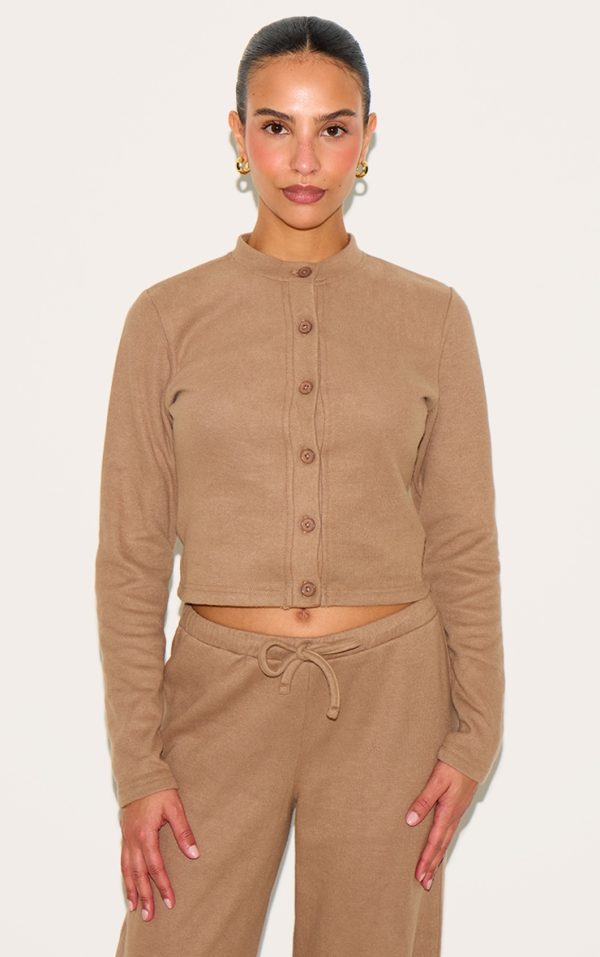 e6e30027700de82e2c5bd754429f94f108a0d201_CNM9000_1_petite_taupe_super_soft_button_down_long_sleeve_top