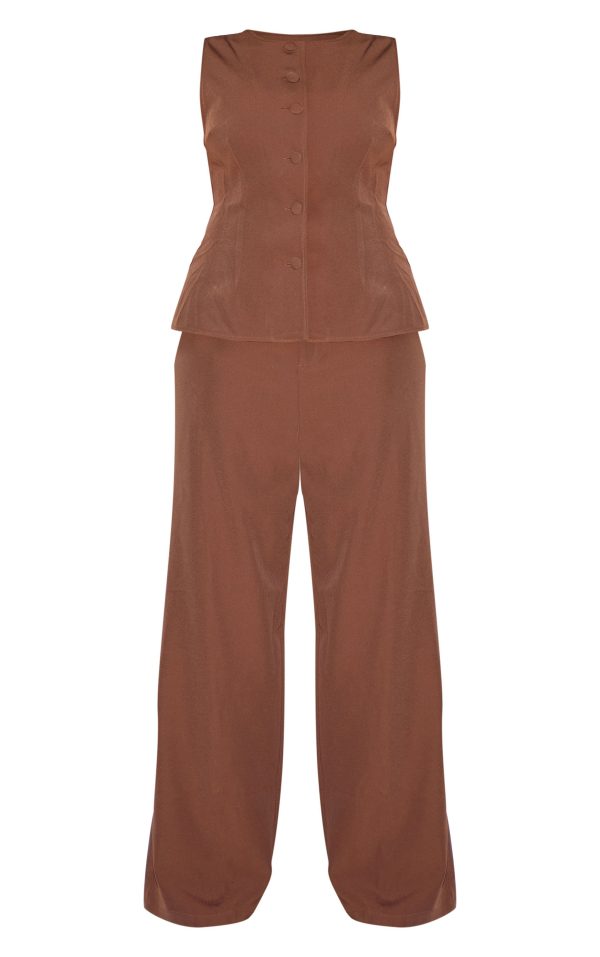 e6f6ce85b3ab3e74eefb51aebfb5fe9e245ae2f8_CNL8284_5_plus_chocolate_brown_high_neck_waistcoat_straight_leg_jumpsuit