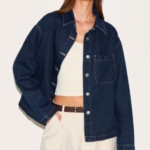 Indigo Long Sleeve Denim Shirt