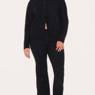 e74b254a2ea5d8c170b840b33a90ab30e416c1d5_CNJ1991_3_plus_black_melange_soft_knit_basic_button_up_cardigan