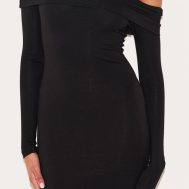 e76c07fa7b277a20b56cd392b593c7a544618f08_CNK4335_4_black_cotton_bardot_fold_over_mini_dress