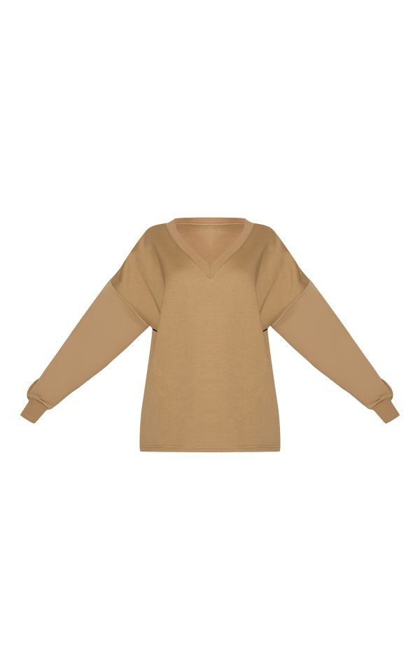 e79d88e69ba600faeac9fe3562fae37eaafe3c8f_CNM6505_5_taupe_oversized_v_neck_sweatshirt