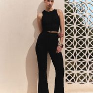 e88e2caf03127328de8ee296b20560e9a09006d9_CNM5920_2_black_shirred_chiffon_straight_leg_trousers