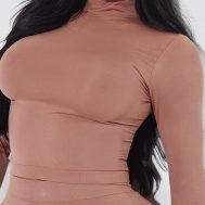 e9e203995b493f628fa6bc0bc406671c1a5248b9_CNJ7986_4_shape_taupe_stretch_seamless_high_neck_long_sleeve_top
