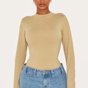 Shape Stone Sculpted Long Sleeve Bodysuit