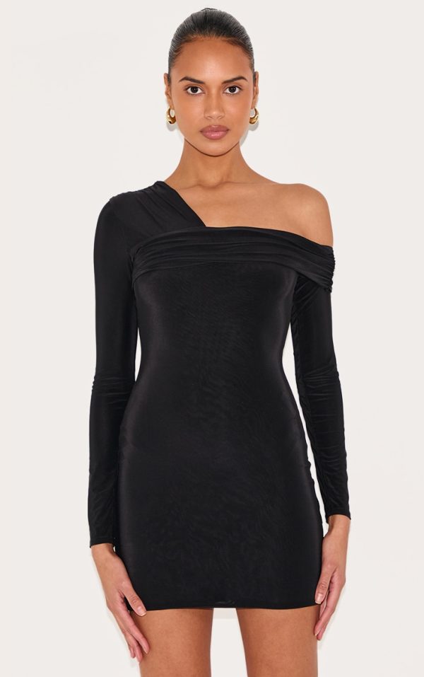 eb250dfbb6b6a1da73bcca9c3ff5f293373917e3_CNM1608_1_black_double_layer_slinky_off_shoulder_mini_dress