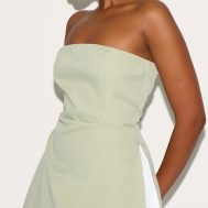 eb9e9026349fd8652007c7a951fadb7e69583255_CNL9038_4_sage_green_tailored_bandeau_puffball_hem_shift_dress