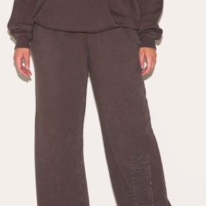 Shape PrettyLittleThing Chocolate Joggers