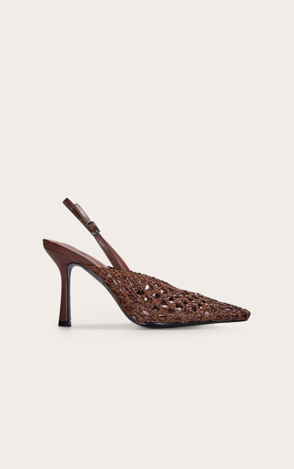 ebf2ee24034688a31b39b54643035564a19a4211_CNL8019_1_chocolate_pu_point_toe_woven_high_heeled_sling_back_courts