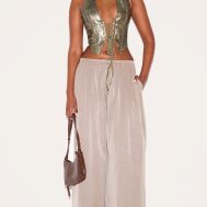 ebf4a97f2d29c84b01cc8735fe1ac480fdd29712_CNB1617_3_dark_green_washed_faux_leather_lace_up_plunge_halterneck_top