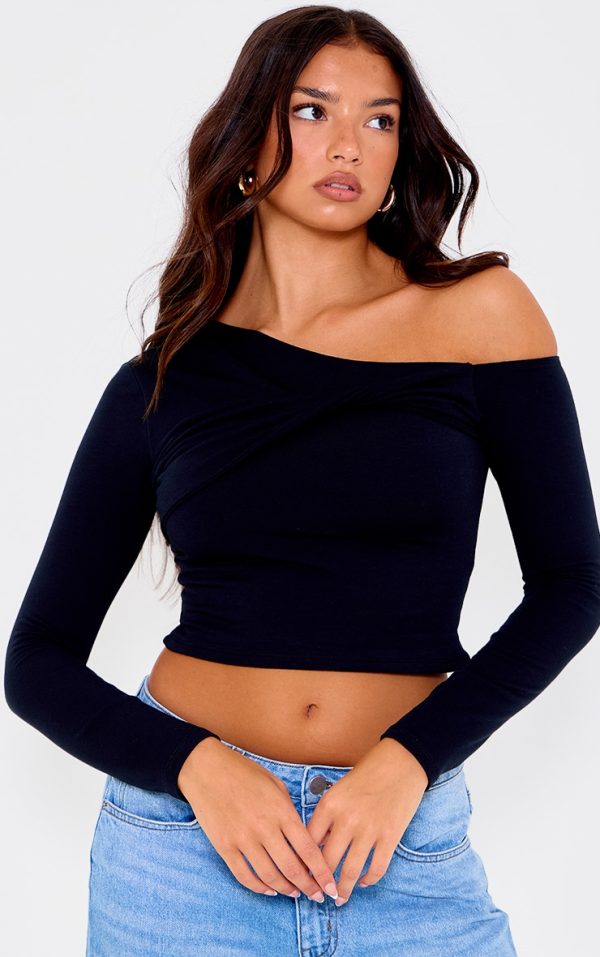 ec12dddf3e202621a8196d3a865b7f832815981f_CNK2870_1_black_contour_jersey_asymmetric_twist_detail_long_sleeve_top
