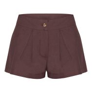ed3b41d3a109fde19dc3c074b0fba39c73978d97_CNM3196_6_chocolate_pleated_mini_shorts