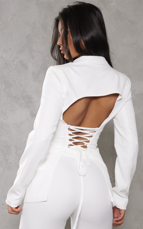 ed75205f2c667b4c21c5cdad84dff7b5b2d65c5e_CNB2294_2_white_fitted_lace_up_back_blazer