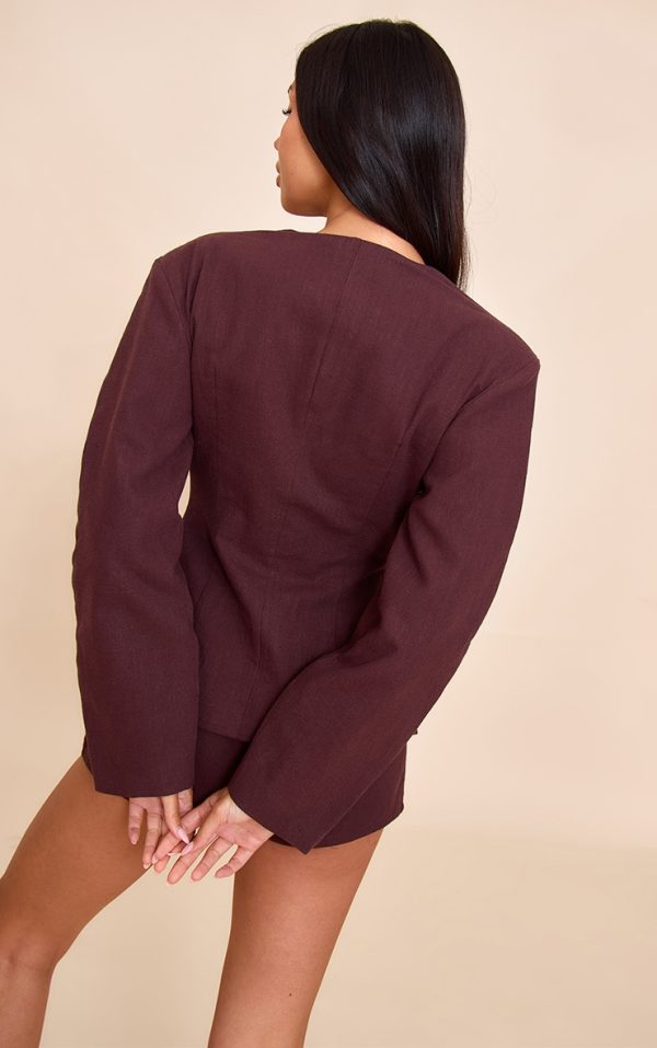 edde7c94074ab73939eeee4455bbe8c98f94cf25_CNM6066_3_deep_chocolate_premium_linen_tailored_hot_pant