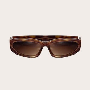 Tortoiseshell Chunky Angled Sunglasses