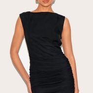 eea1c96e6bb00ca4e0fa02209a2187925839130c_CNL7229_1_black_woven_wrap_ruched_mini_dress