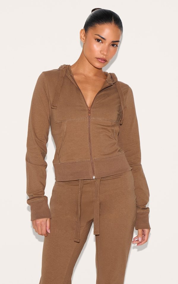eeb5b0b3d9bdb9a1d39cb7e7125eb32f5dee7482_CNM6376_1_petite_mushroom_zip_up_fitted_track_top-1