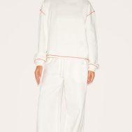 ef911125506b9a1f67736472a684fabfb4ba0b05_CNM6497_1_cream_contrast_stitch_loopback_wide_leg_joggers