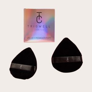 Trigwell Cosmetics Velvet Powder Puff Duo