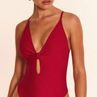 f027d8790796cc2f45da90ee45a805f588b71c17_CNM6812_1_burgundy_knot_front_cut_out_swimsuit
