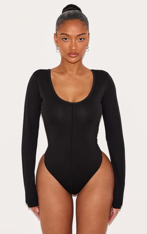 f0631b86f0e60c5a3decf2be4bfc7058f23d91a4_CNG5327_2_shape_black_cotton_scoop_neck_seam_bodysuit