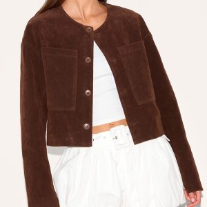 White Linen Blend Belted Puffball Mini Skirt