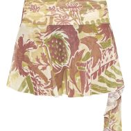 f0d31b068b9e4921c43a41fbcd1042090f6649f7_CNM3930_6_brown_printed_drape_mini_skirt