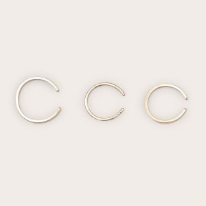 Gold Simple Toe Rings