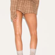f2d0cf8c9b381a836c055da2a8f3544a2aa52ddc_CNM3457_3_petite_chesnut_check_mini_shorts_with_waistband_detail