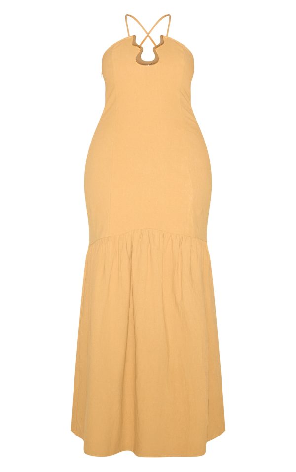 f38c82f0f2d7962f6a309af870cf3a0cade99e93_CNM6441_5_shape_khaki_linen_gold_wave_trim_dropped_hem_maxi_dress