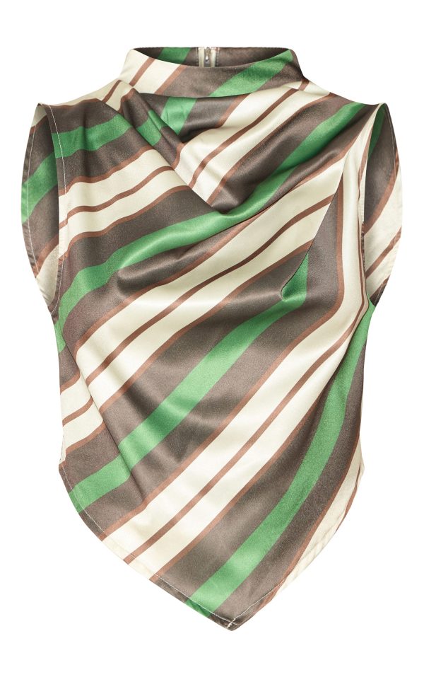 f4a8c590b73d55a200a755706238a8f3e48be29f_CNM2871_5_green_satin_stripe_high_neck_cowl_top