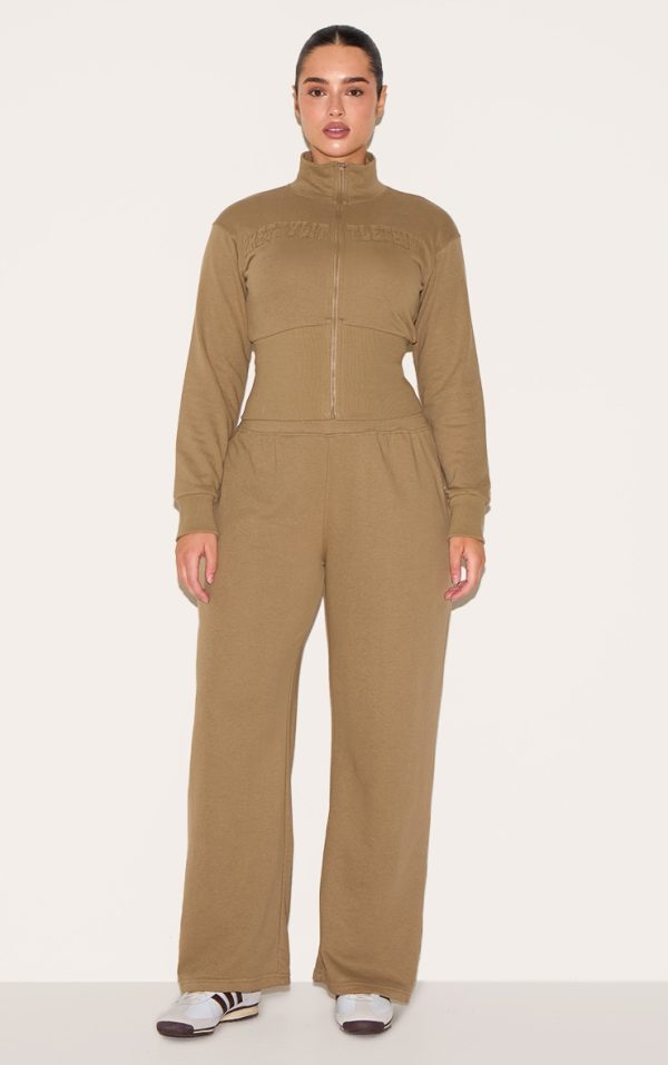 f4d58b4e4256e2efd282c88145ab732c6d489b53_CNM0921_3_shape_khaki_pocket_detail_fitted_zip_up_sweatshirt