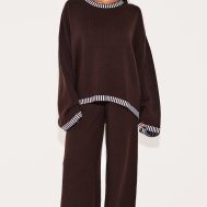 f4db50868a5cde40af0070057682d8439bbc1eb9_CNL1869_1_chocolate_contrast_mocha_stitch_detail_knit_drawstring_waist_trousers