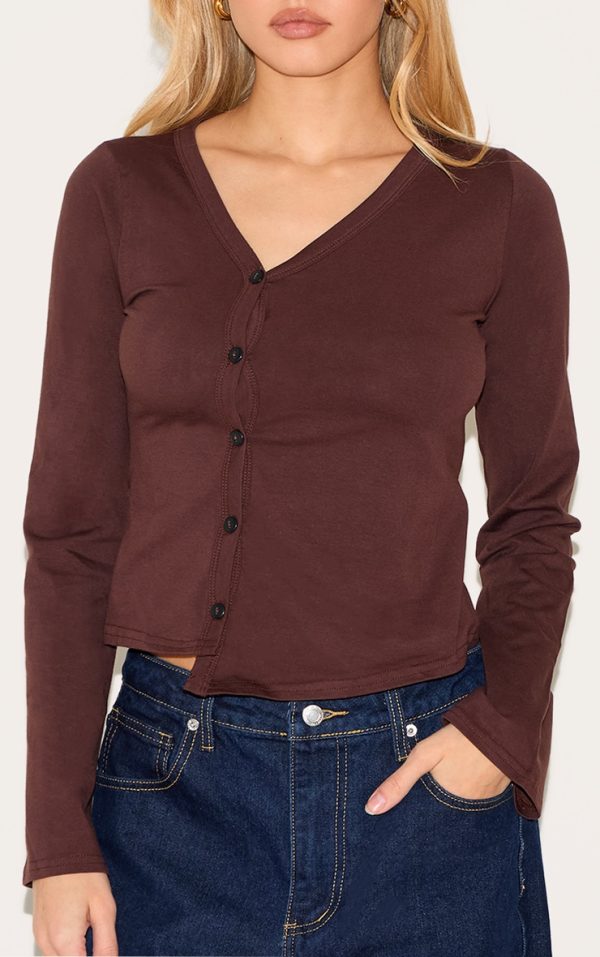 f5107bda914428580c67b3131b7d14e48ec27ca6_CNL4744_4_chocolate_asymmetric_button_down_detail_long_sleeve_top