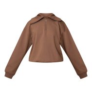 f54f6a156af74a9078be3a990fca973b560e9330_CNM6493_5_mocha_premium_loopback_quarter_zip_foldover_sweatshirt