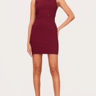 f56cdc514db3095293fd6e6a204d8e4d78616a84_CNL5433_3_burgundy_stretch_woven_button_down_shift_dress