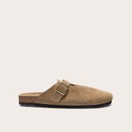 f5c24efb248e4eb045ddd104166224d186a7d1b3_CNL1974_1_taupe_real_suede_leather_round_toe_buckle_slip_on_clog