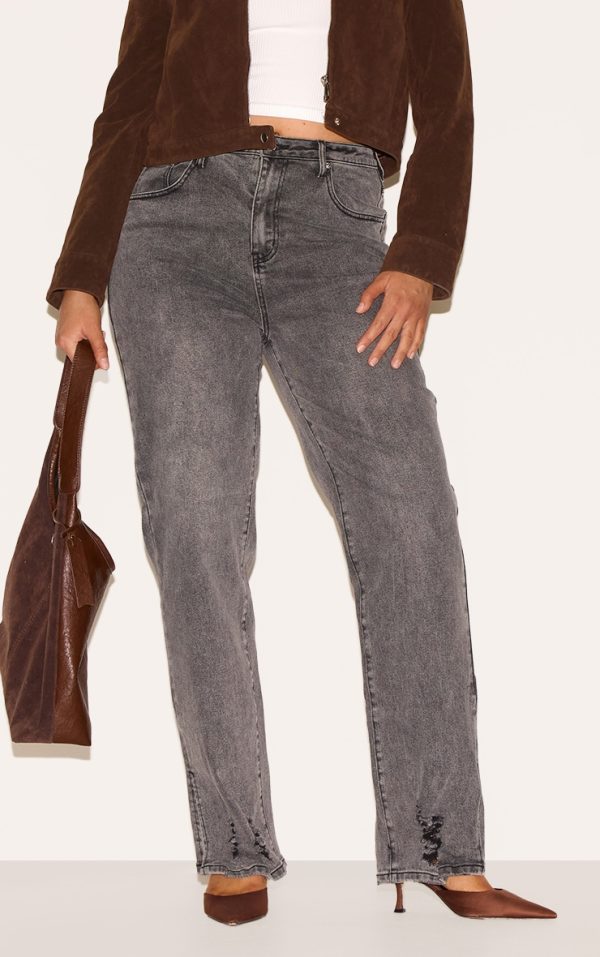 f65365f2e0e17f906fdbb06e56bfb9762de54c29_CNM0068_2_shape_grey_hourglass_stretch_ripped_split_hem_straight_leg_jeans