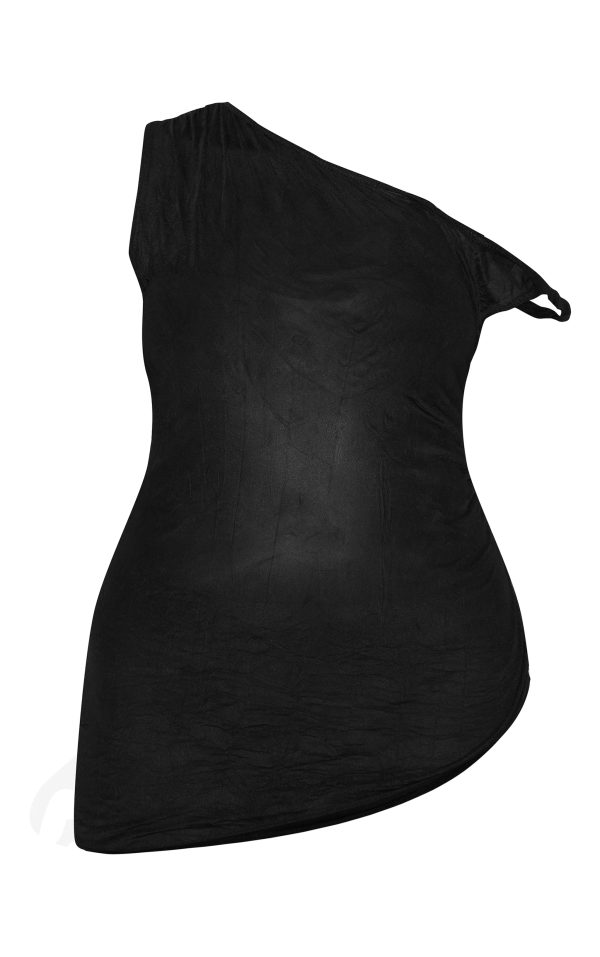 f681f325a257e4033ab5a8f211098509df8e20cf_CNM3026_5_plus_black_crinkle_mesh_twist_sleeve_detail_long_top