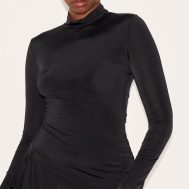f6a04272553bc77905f7a15538251ca0ab148a8e_CNM2977_4_black_slinky_long_sleeve_asymmetric_hem_shift_dress