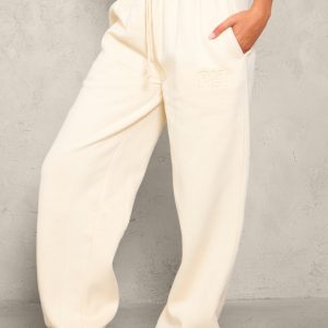 PRETTYLITTLETHING Tall Stone Embroidered Wide Leg Joggers